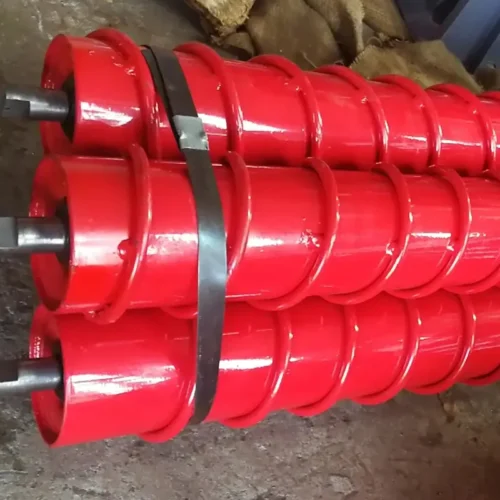 Spiral Conveyor Roller | Belt Conveyor Self-cleaning Idler - Conveyor Rollers - longyuindustrial.com