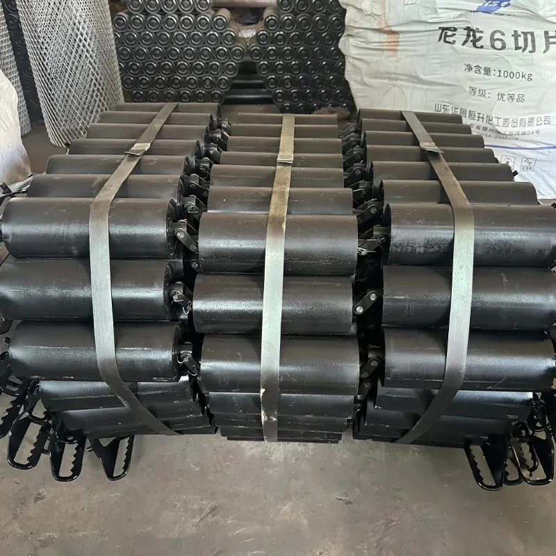 Triple Idler Set | Belt Conveyor Trough Idler - Conveyor Rollers - longyuindustrial.com