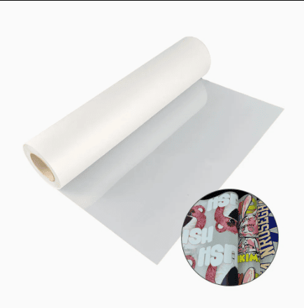 Hot Peel DTF Film Roll PET DTF Film with 30cm/33cm/60cm Width and 0.075mm Thickness for Heat Transfer - DTF film - dtfpowd...
