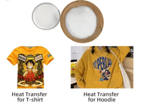 100-200μm DTF Powder TPU Adhesive Hot Melt Powder For T Shirt Heat Transfer P...
