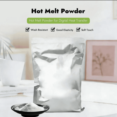 DTF TPU Hot Melt Adhesive Powder for T-Shirt Fabric Heat Transfer DTF Printing...