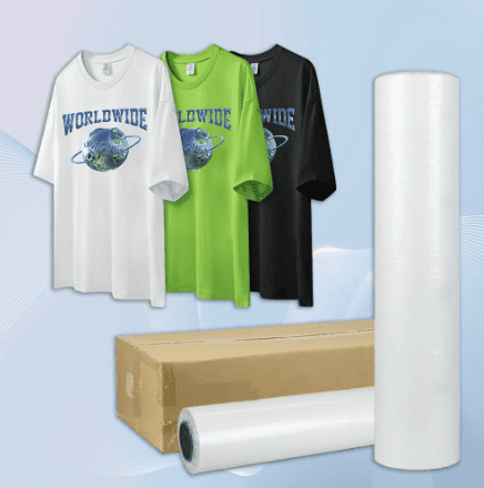 60cm Transparent Hot Peeling Cool Pelling Pet Dtf Transfer Film for DTF Printe...
