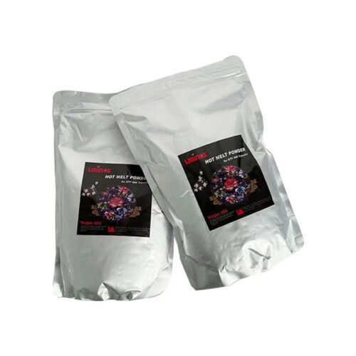 Polvo blanco medio para transferencia térmica DTF, polvo termofusible Gule para impresión DTF...