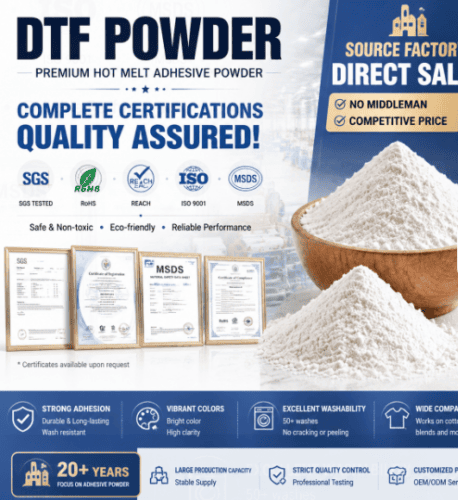 High Quality Wholesale Hot Melt Powders DTF Powder for Direct to PET Film DTF ...