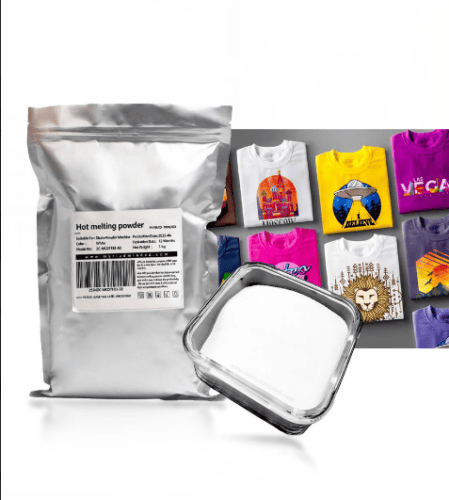 DTF Hot Melt Powder White Adhesive Powder Super Soft Hot Melt Transfer Powder ...