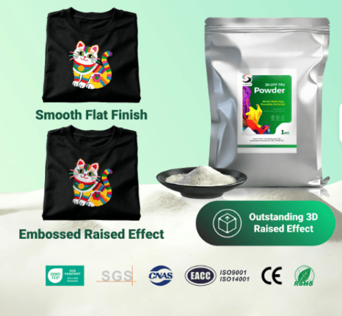 Embroidery Colorspring Stereo Made Easy Durability Perfected 3D DTF Powder</tr...