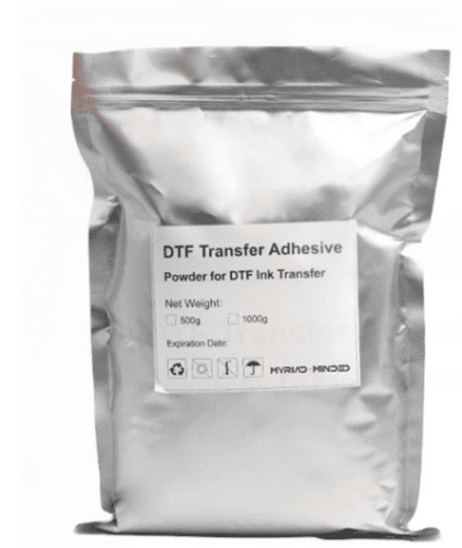 Venda por grosso direto da fábrica de adesivo termofusível em pó DTF, branco médio, para transferência térmica...