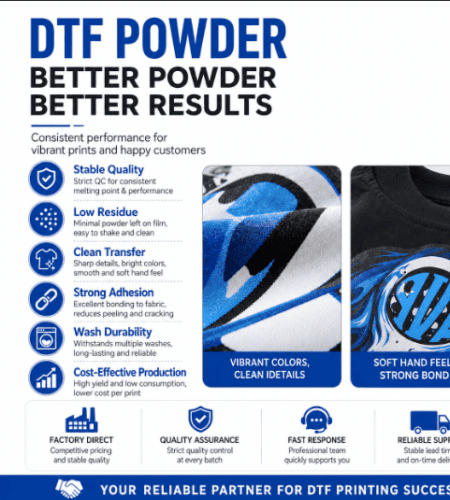 Premium Soft Hand DTF Powder 1KG High Elastic TPU Hot Melt Adhesive Powder for...