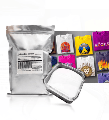 High Quality 1kg Per Bag TPU DTF Transfer Powder High Elasticity White Black H...