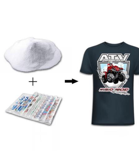DTF Hot Melt Powder White Adhesive Powder Super Soft Hot Melt Transfer Powder ...