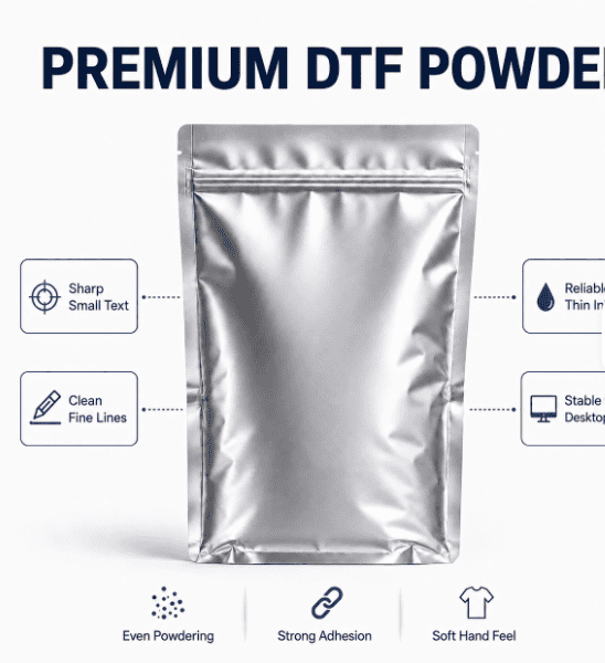 Top Quality Dtf Printing Hot Melt Powder Hot Melt Adhesive Powder White Dtf Powder for Heat Transfer Printing - DTF Powder...