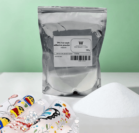 Hot Melt Adhesive DTF Powder 1kg for DTF White Ink Printing Heat Transfer Powder for Dtf Printer Hot Melt Vinyl Powder - D...