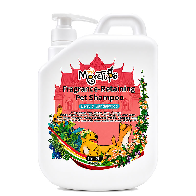MORETIPS Berry & Sandalwood Fragrance Retaining Shampoo - A-Pet Grooming - Professional Pet Grooming Manufacturer – ...