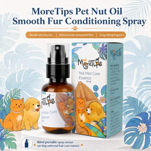 MORETIPS Nut Hair Care Essence Spray 80ml - A-Pet Grooming - Professional Pet Grooming Manufacturer – Pet Shampoo, Condi...