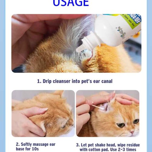 MORETIPS EAR CLEANSER - B-Recover & Care - Professional Pet Grooming Manufacturer – Pet Shampoo, Conditioner, Essent...