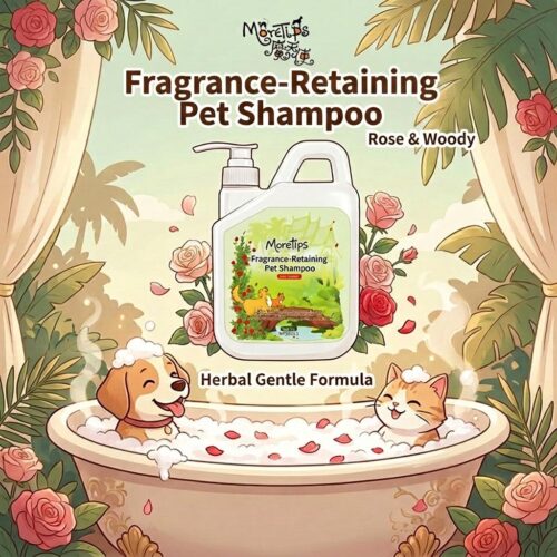 MORETIPS Rose & Woody Fragrance-Retaining Pet Shampoo - A-Pet Grooming - Professional Pet Grooming Manufacturer – Pe...