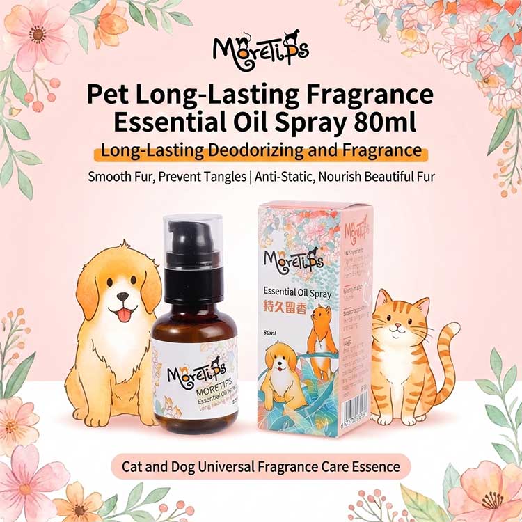 MORETIPS Essential Oil Spray 80ml - A-Pet Grooming - Professional Pet Grooming Manufacturer – Pet Shampoo, Conditioner, ...