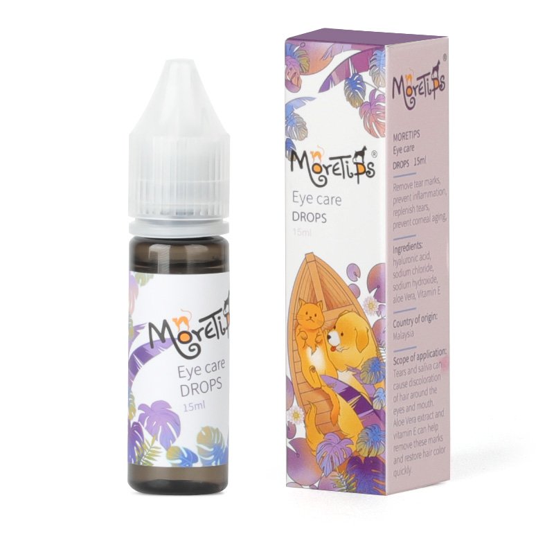 MORETIPS EYE STAIN DROPS - B-Recover & Care - Professional Pet Grooming Manufacturer – Pet Shampoo, Conditioner, Ess...