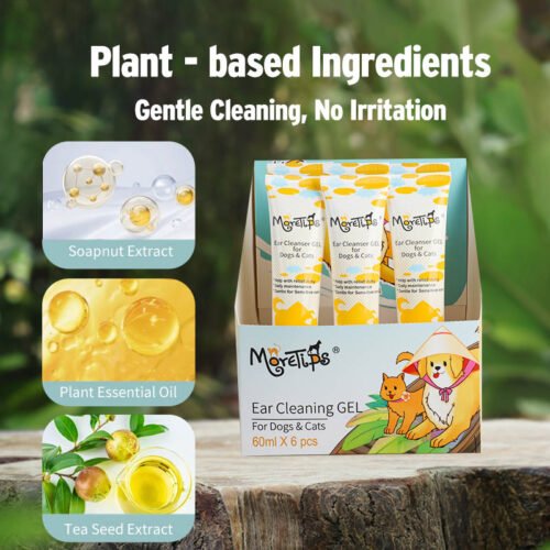 MORETIPS Ear Cleaning Gel - B-Recover & Care - Professional Pet Grooming Manufacturer – Pet Shampoo, Conditioner, Es...