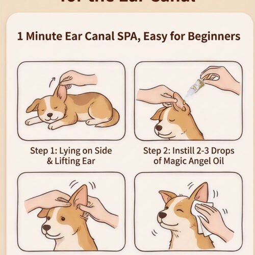 MORETIPS Ear Golden Oil - B-Recover & Care - Professional Pet Grooming Manufacturer – Pet Shampoo, Conditioner, Esse...