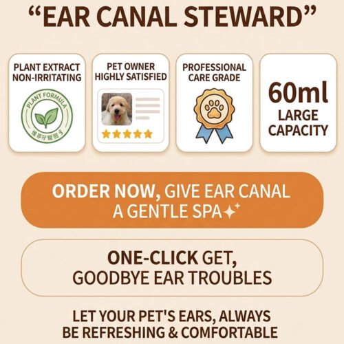 MORETIPS Ear Golden Oil - B-Recover & Care - Professional Pet Grooming Manufacturer – Pet Shampoo, Conditioner, Esse...