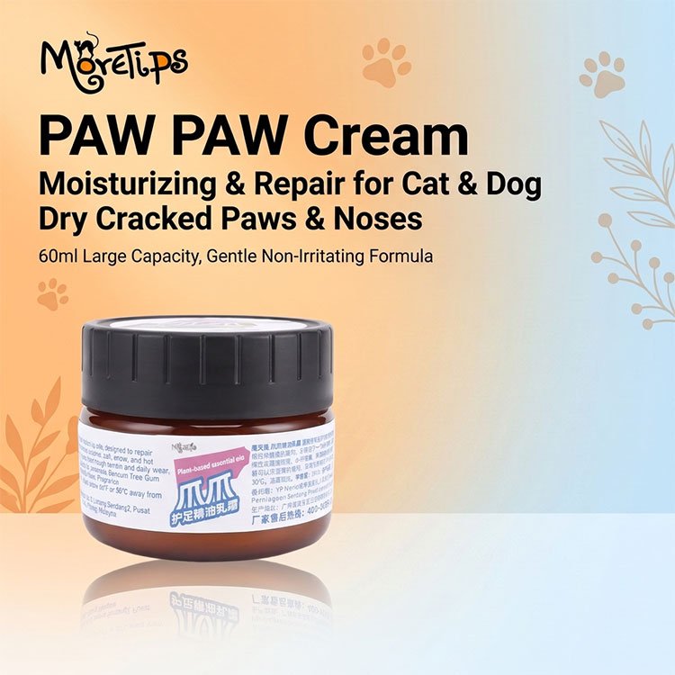 MORETIPS PAW PAW CREAM 60ml - B-Recover & Care - Professional Pet Grooming Manufacturer – Pet Shampoo, Conditioner, ...