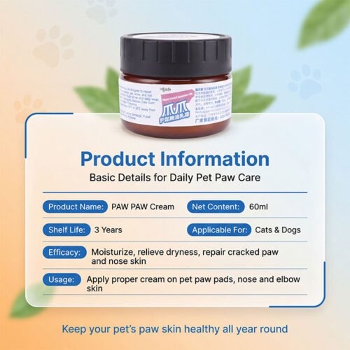 MORETIPS PAW PAW CREAM 60ml - B-Recover & Care - Professional Pet Grooming Manufacturer – Pet Shampoo, Conditioner, ...