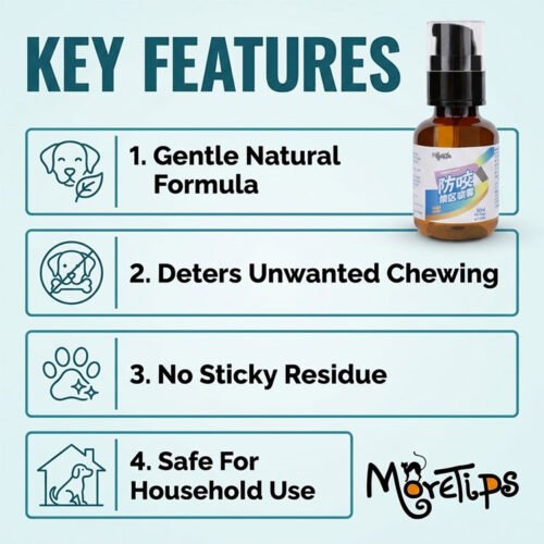 MORETIPS No Chew Spray - C-Home Care - Professional Pet Grooming Manufacturer – Pet Shampoo, Conditioner, Essential Oil ...