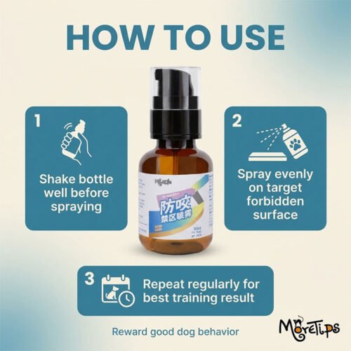MORETIPS No Chew Spray - C-Home Care - Professional Pet Grooming Manufacturer – Pet Shampoo, Conditioner, Essential Oil ...