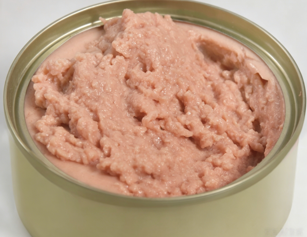 Vollwertiges, ausgewogenes Katzenfutter in Dosen, Rezeptur mit Thunfisch und Huhn</trp-post-...