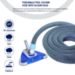 24-Fuß-Pool-Saugschlauch mit Pool-Saugkopf – POOLREINIGUNG...