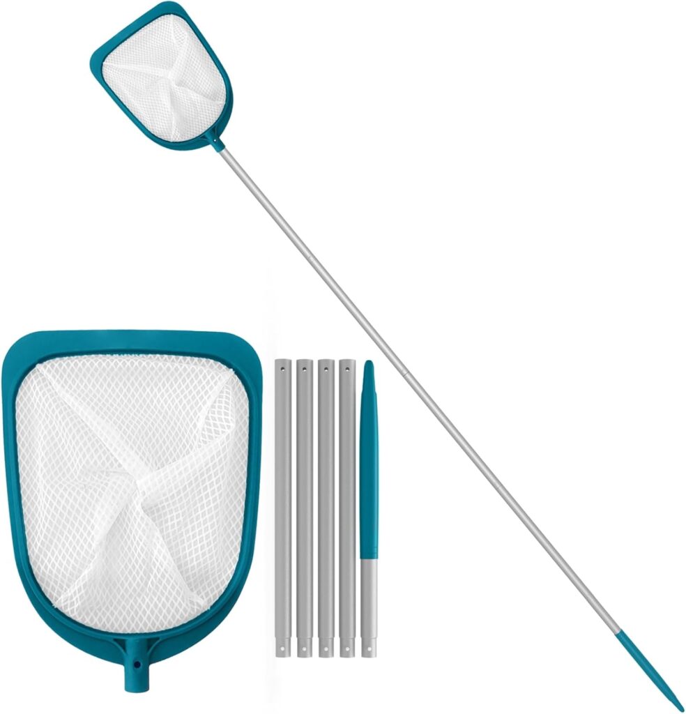 Pool-Skimmer-Netz mit 48″-Poolstange – POOL-SKIMMER ...