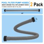 40″ Pool filter Pump Hose Replacement - POOL HOSE REPLACEMENT - poolwhale.com
