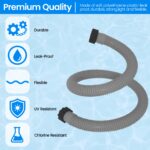59″ Pool filter Pump Hose Replacement - POOL HOSE REPLACEMENT - poolwhale.com