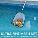 Pool-Skimmer-Netz mit 48″-Poolstange – POOL-SKIMMER ...