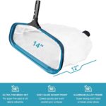 14″-Poolnetz mit ultrafeinem Maschengewebe – POOL-SKIMMER-NETZ – p...