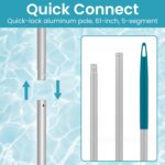 Pool-Skimmer-Netz mit 48″-Poolstange – POOL-SKIMMER ...