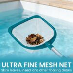 2英尺水疗池清洁网 - 泳池撇渣网 - poolwhale.com