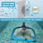 14″-Poolnetz mit ultrafeinem Maschengewebe – POOL-SKIMMER-NETZ – p...