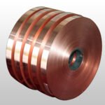 Violetter Stahlstreifen, violette Kupferplatte – Nichteisenmetalle...