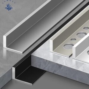 Aluminum L-shaped Straight Tile Trim For Wall Floor