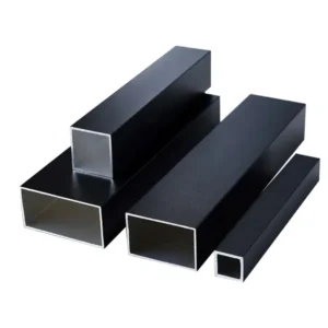Black Square Tube Aluminium Curtain Wall Extrusion Profiles</trp-post-containe...