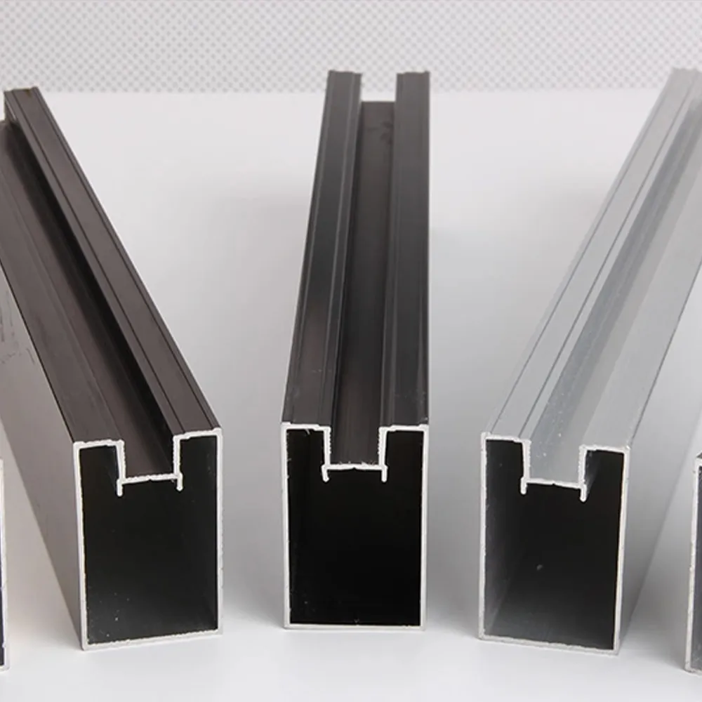 Grooved Auxiliary Aluminium Curtain Wall Extrusion Profiles - Aluminium Extrusion Profiles - laluxalu.com