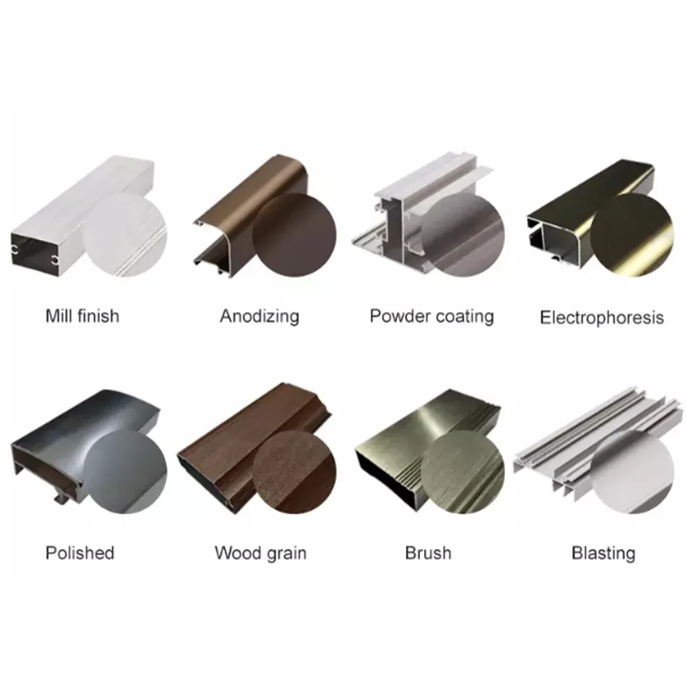 Aluminium Door Window Profile With Multiple Surface Treatments - Aluminium Extrusion Profiles - laluxalu.com
