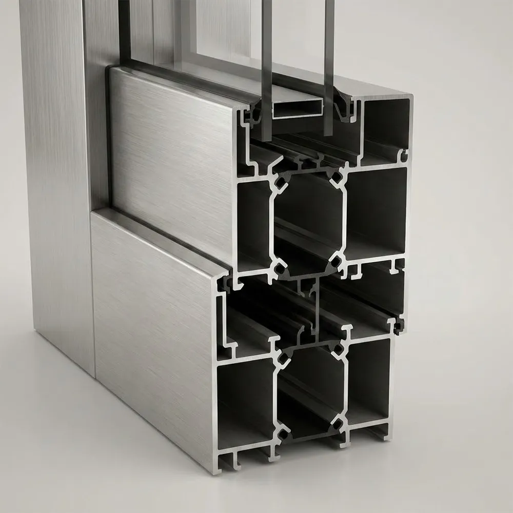 Thermal Break Insulated Aluminium Door Window Profile - Aluminium Extrusion Profiles - laluxalu.com