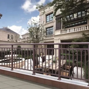 Villa Outdoor Aluminium Baluster Handrail - Aluminium Extrusion Handrail Profiles - laluxalu.com
