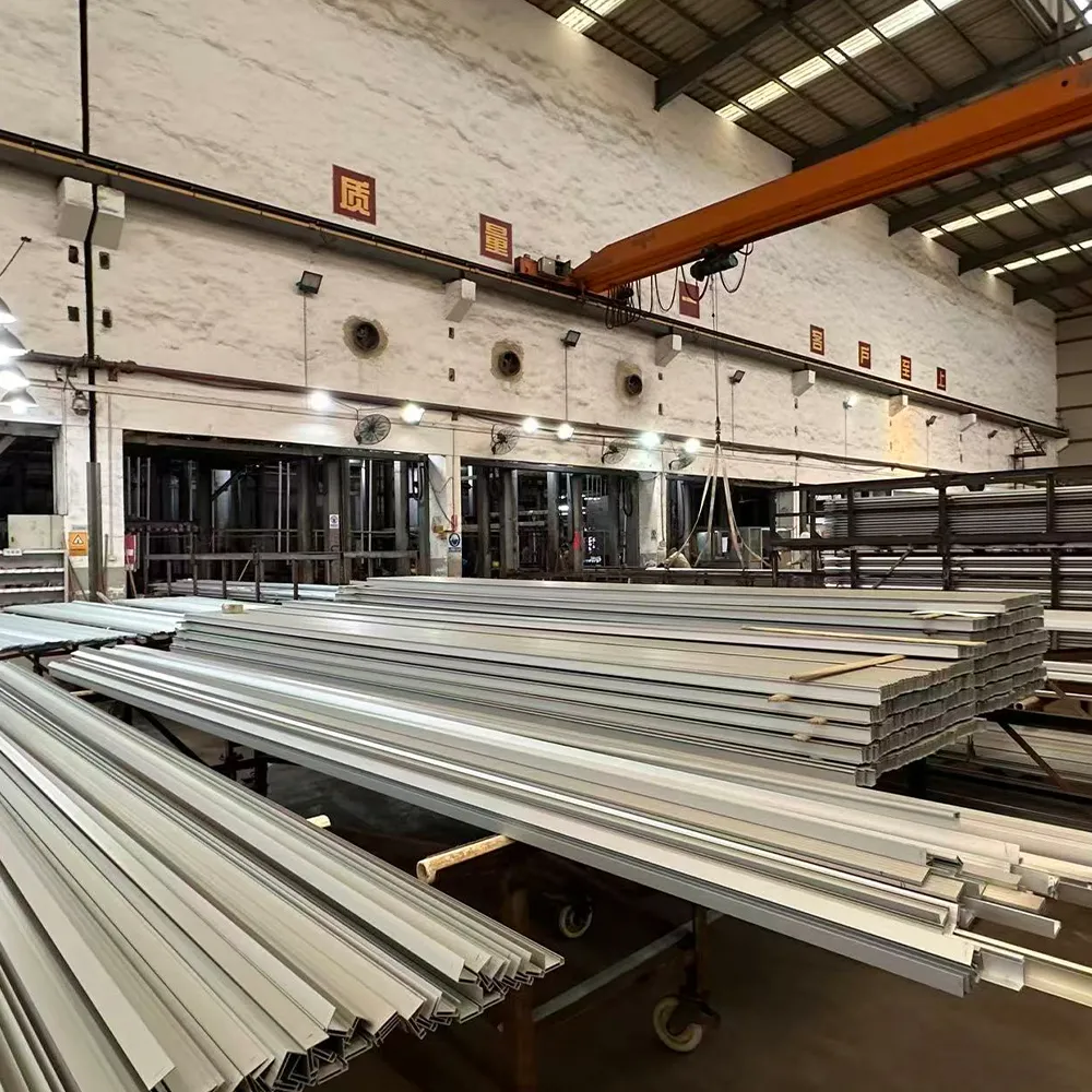 Factory Stock Aluminium Solar Frame Extrusion Raw Profile - Aluminium Extrusion Profiles - laluxalu.com