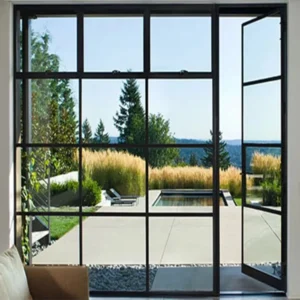 Grid Thermal Break Aluminium Fixed Patio Window & Door - Aluminium Extrusion Windows & Doors - laluxalu.com
