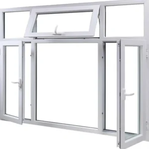 Thermal Break Combined Fixed & Awning Aluminium Window - Aluminium Extrusion Windows & Doors - laluxalu.com