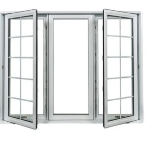 Thermal Break Grille Design French Casement Aluminium Window - Aluminium Extrusion Windows & Doors - laluxalu.com